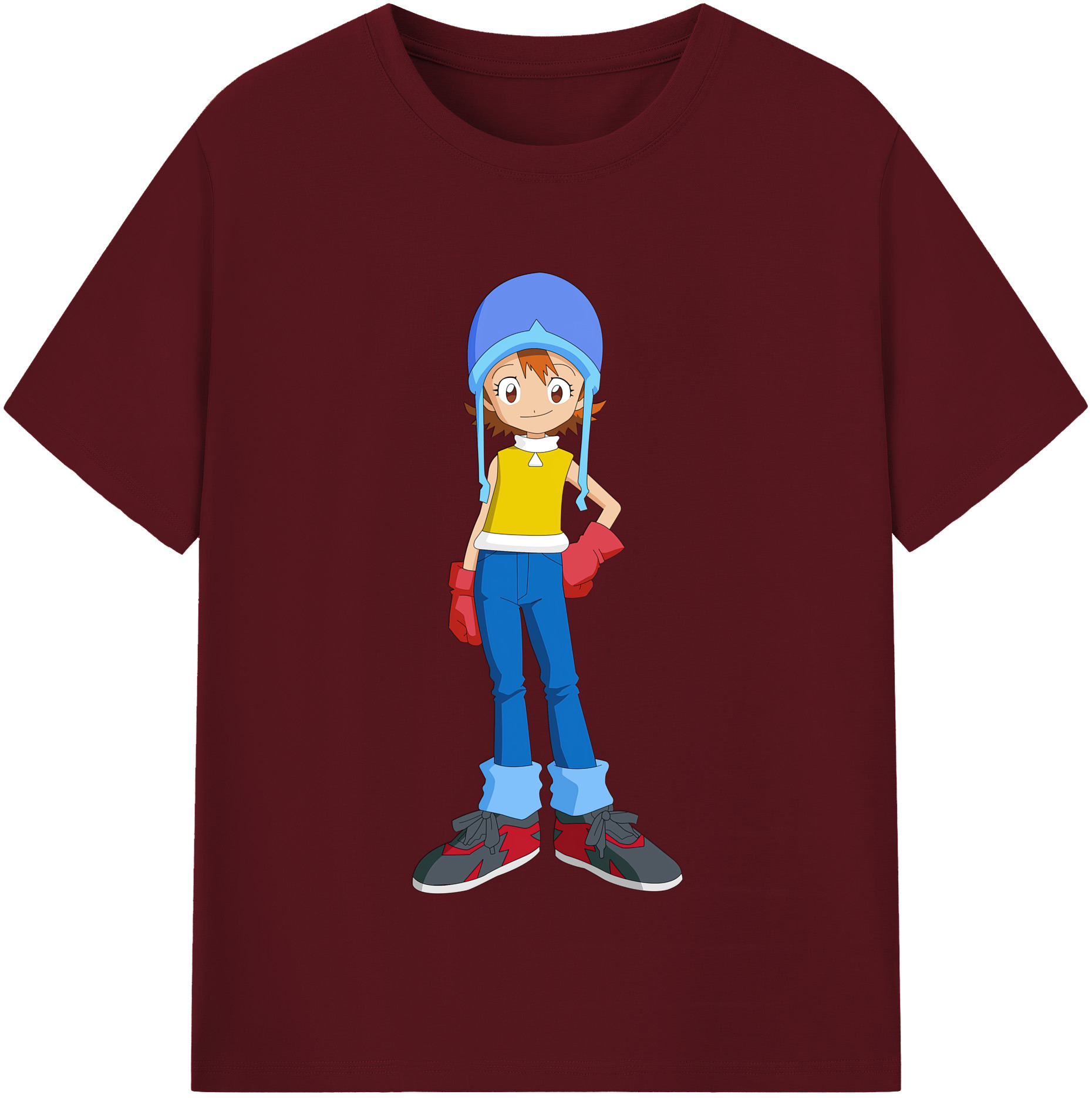 （画像用） Digimon デジタルモンスター/デジモン 綿100％半袖Tシャツ（フロントプリント）